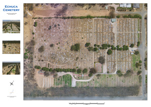 [picture of Echuca cemetery map]